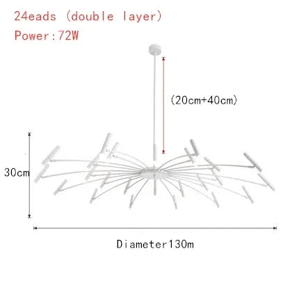 Afralia™ Art Pendant Chandelier - Nordic LED Indoor Lighting Fixture