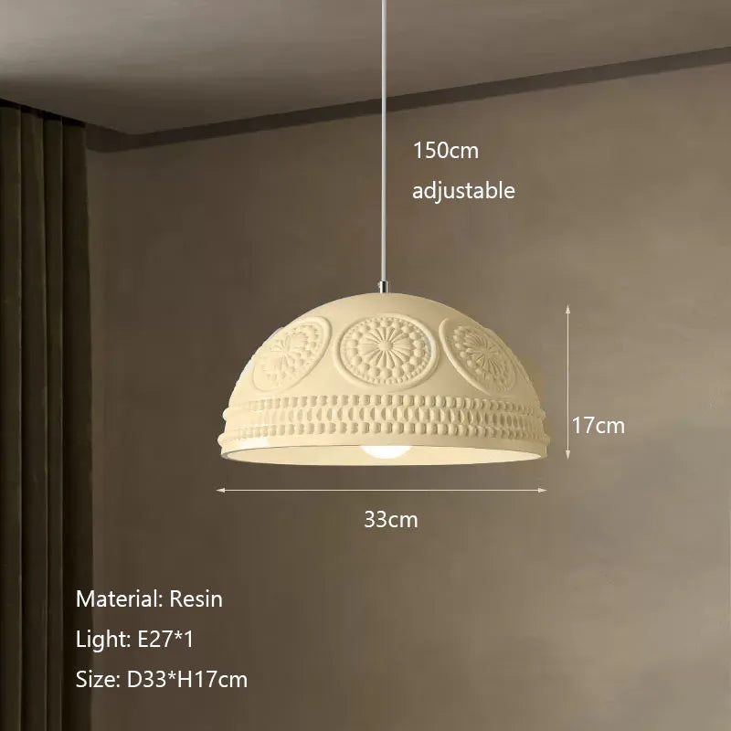 Afralia™ French Cream Style LED Chandelier for Restaurant Bar and Kitchen