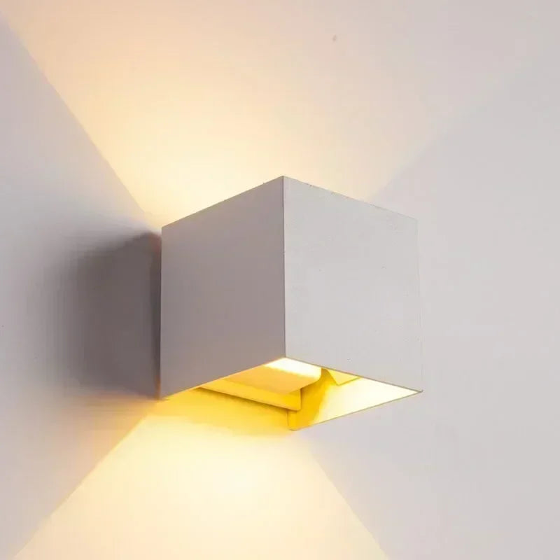 Afralia™ Outdoor Wall Lamp: Modern Up/Down Light with Adjustable Brightness