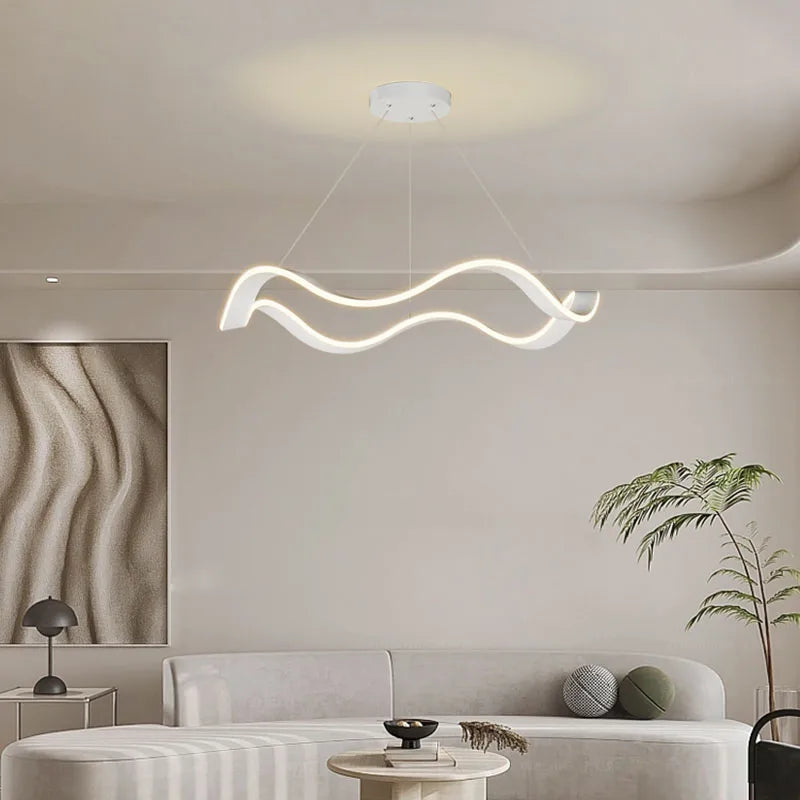 Afralia™ Nordic LED Pendant Light - Adjustable Chandelier for Elegant Home Decor