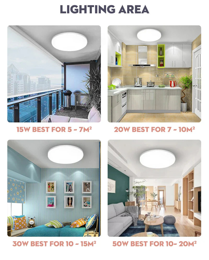 Afralia™ LED Ceiling Lights for Modern Spaces