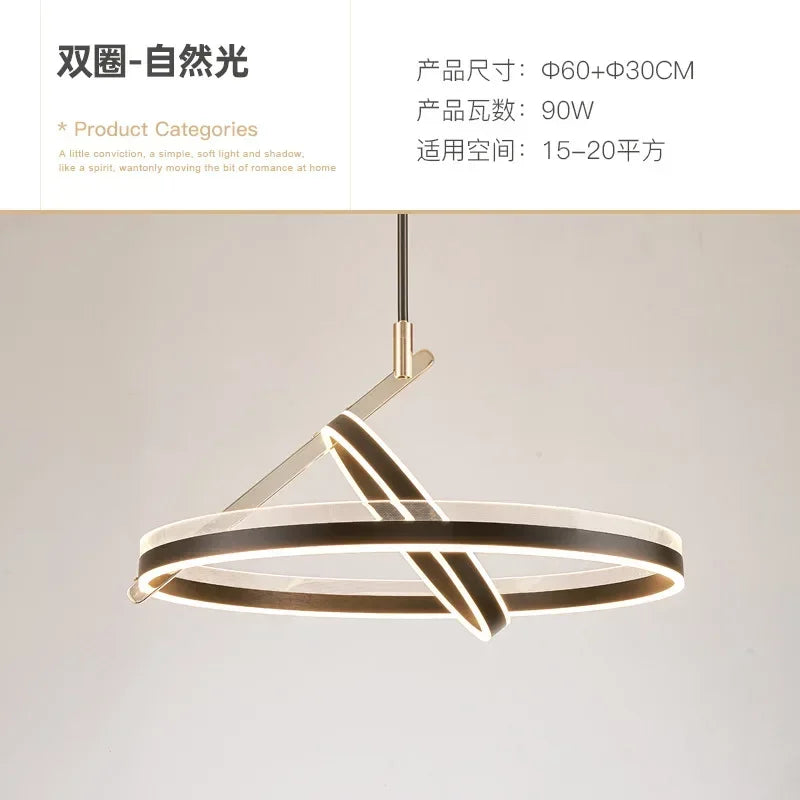 Afralia™ Modern Dine Room Pendant Lights LED Chandelier for Stylish Indoor Lighting