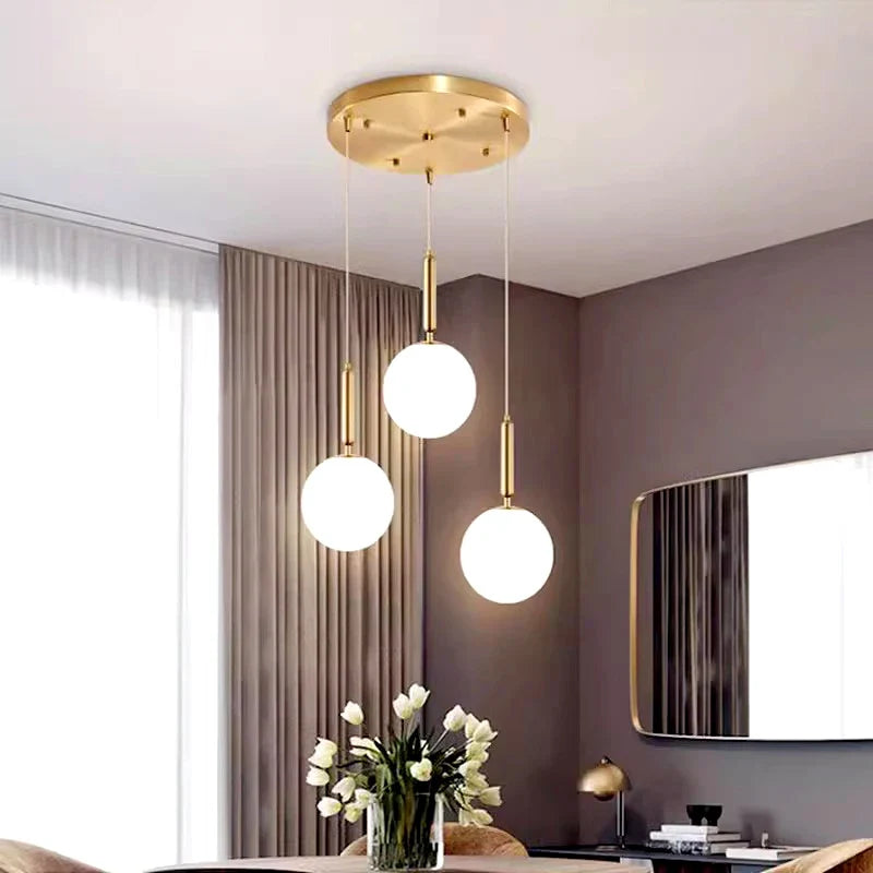 Afralia™ Modern Pendant Chandelier for Living Room Indoor Lighting