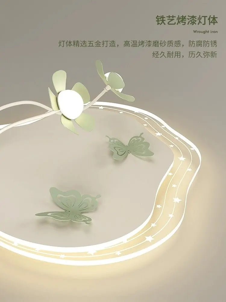 Afralia™ Modern Romantic Bedroom Ceiling Lamp - Cream, Online Celebrity Flower Master Bedroom