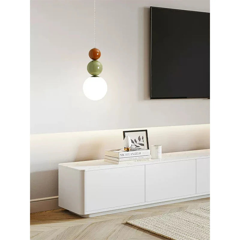 Afralia™ Cream Style Modern Minimalist Nordic Pendant Light for Master Bedroom