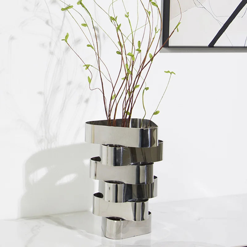 Afralia™ Geometric Vase for Creative Flower Arrangements