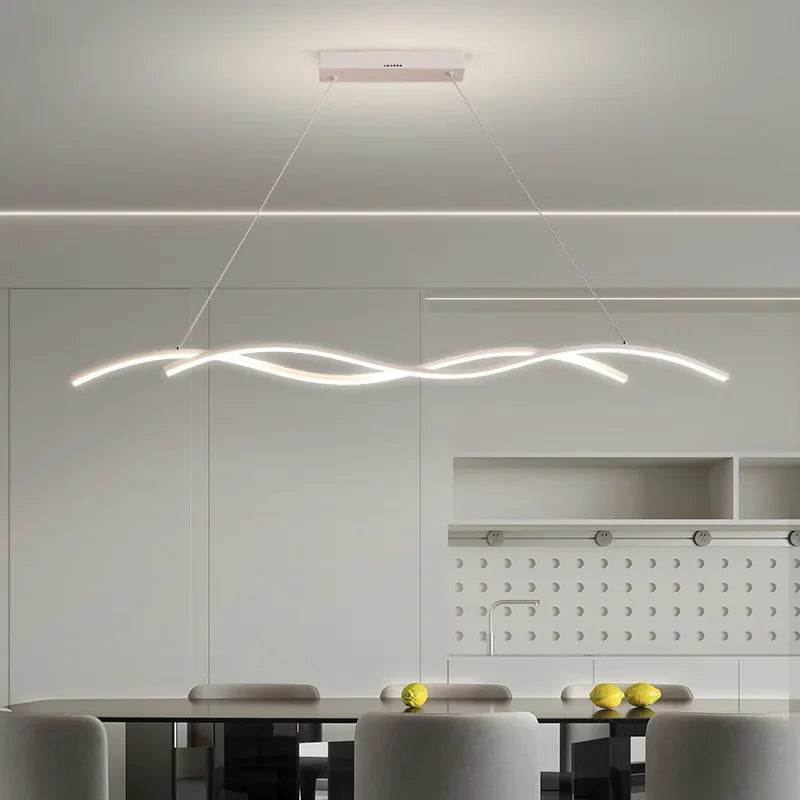 Afralia™ Modern LED Pendant Lights | Stylish Chandelier for Living and Dining Rooms