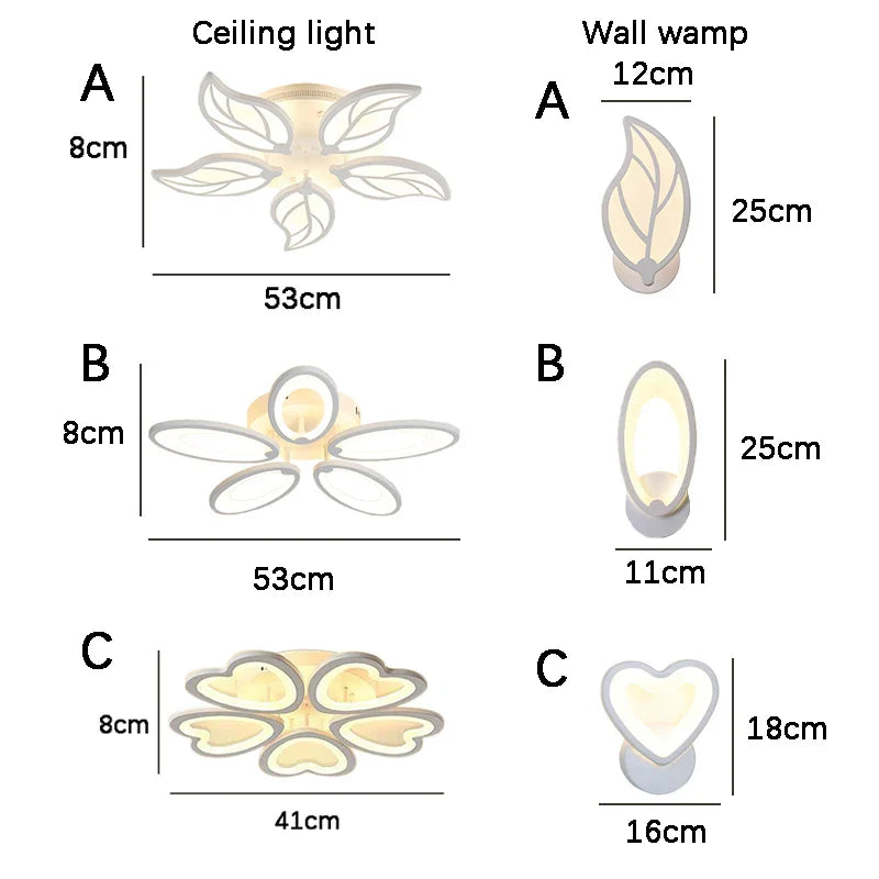 Afralia™ 5-Light Acrylic LED Ceiling Chandelier for Modern Living Room Bedroom