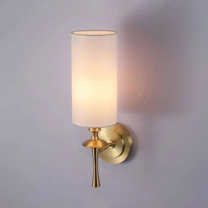 Afralia™ Brass Wall Lamp Retro Style for Living Room and Bedroom Decor