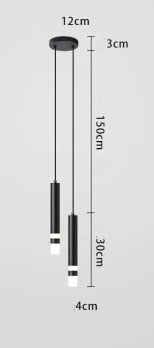 Afralia™ Rotatable Spotlight Pendant Lamp for Modern Bedroom, Living Room, and Kitchen Lighting