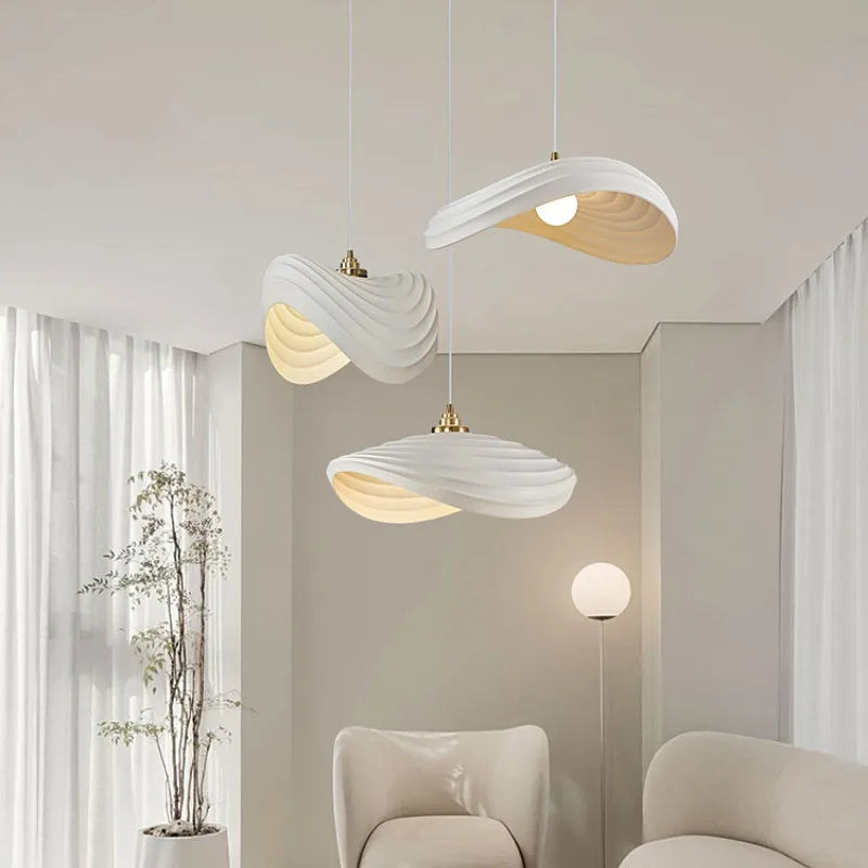Afralia™ Nordic Minimalist Resin LED Pendant Light for Dining Room and Bar