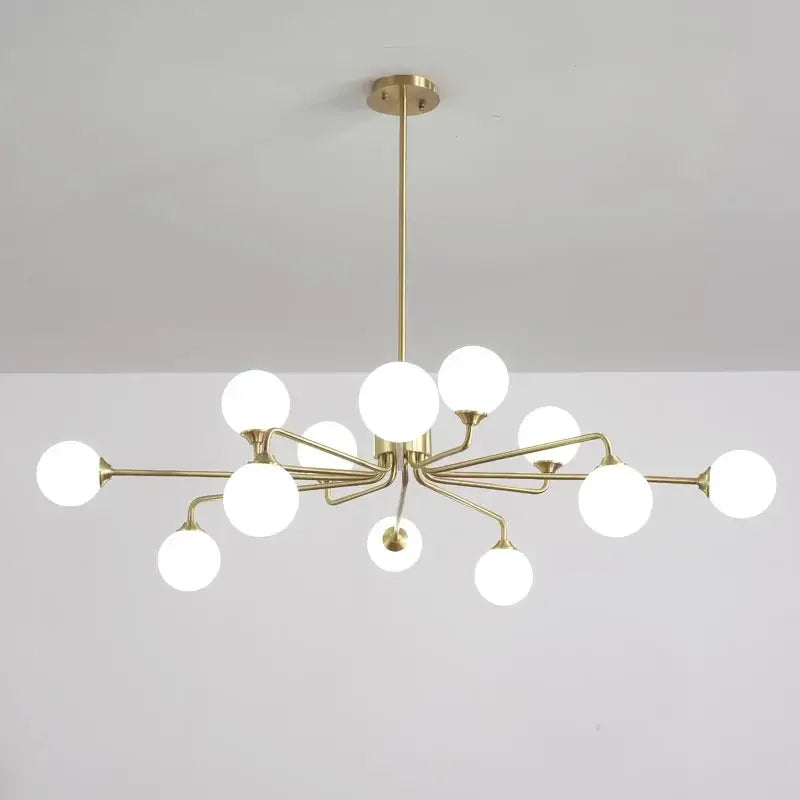 Afralia™ Copper Ceiling Chandelier for Home Decor Lighting