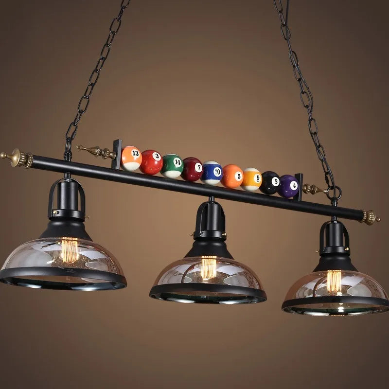 Afralia™ Vintage Billiard Pendant Lights Industrial Hanging Lamp for Cafe Loft Salon
