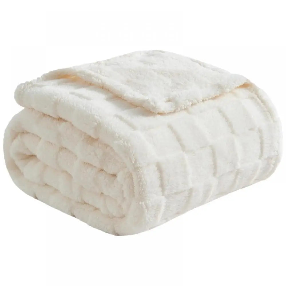 Fluffy Warm Blanket for Sofa Chair by Afralia™ - Cozy Outdoor Camping Picnic Travel