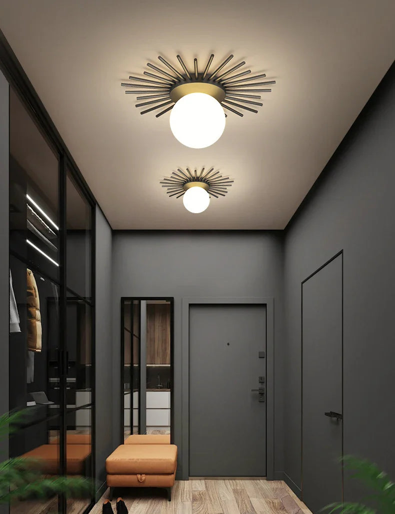 Afralia™ Minimalist LED Ceiling Light Fixture for Luxury Interior Décor