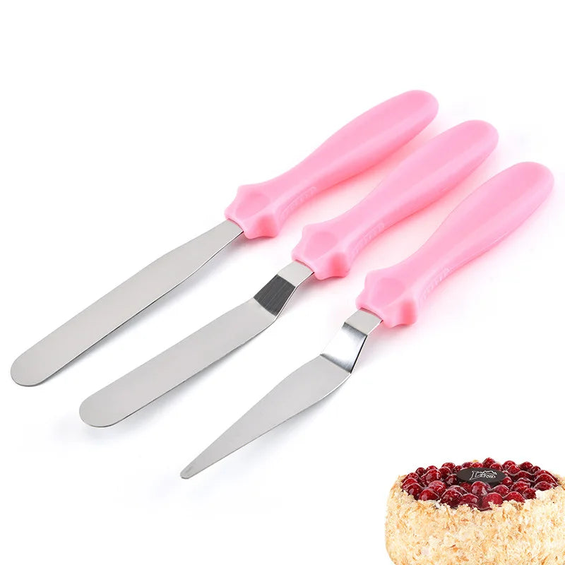 Afralia™ Stainless Steel Cream Spatula Set for Baking and Mixing