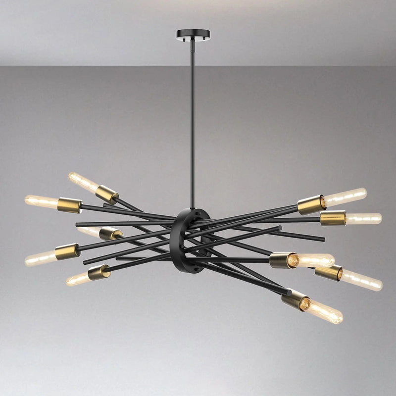 Afralia™ Satellite Style Adjustable Chandelier for Living Room Kitchen Hallway Lighting