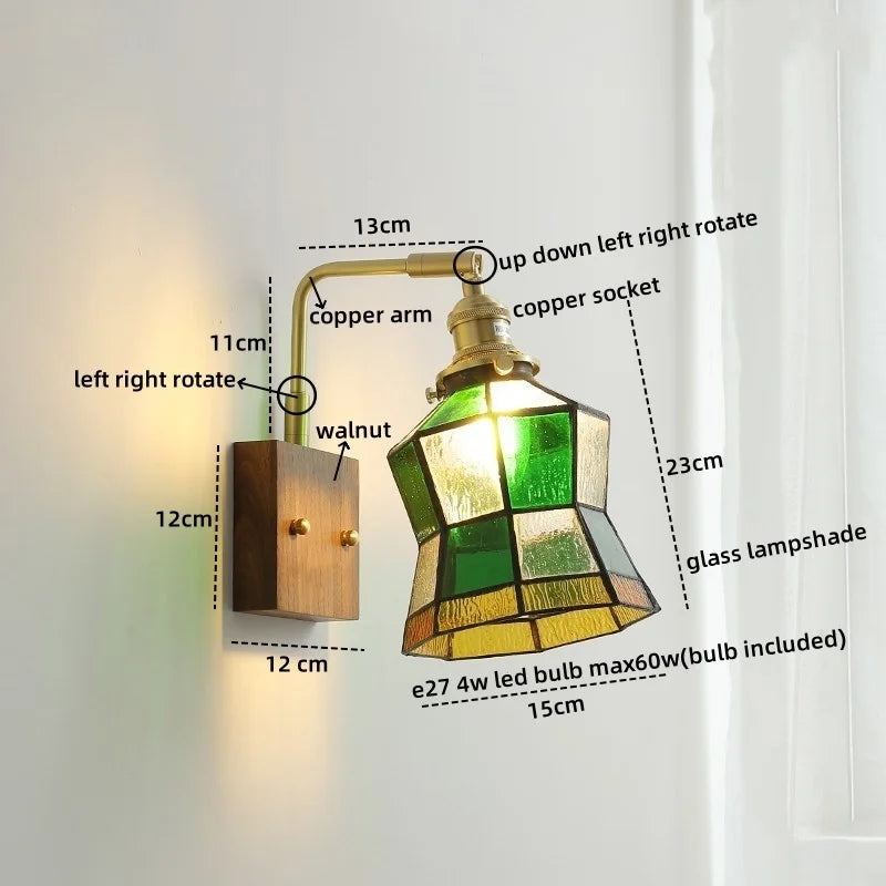Afralia™ Nordic LED Glass Wall Lamps for Bathroom Living Room Bedroom Stair Light Fixtures