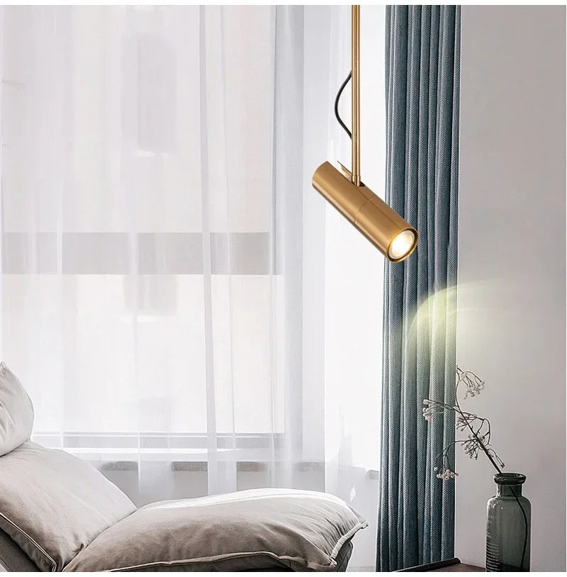 Afralia™ Modern Cylinder LED Pendant Light for Dining Living Room-Kitchen Suspension Lamp
