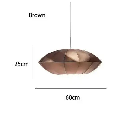 Afralia™ Fabric Pendant Light for Living Dining Bed Room - Vintage Style