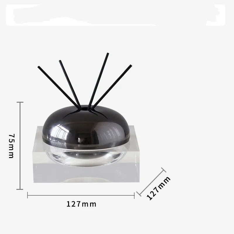 Afralia™ Golden Geometry Aromatherapy Diffuser - Room Decoration Figurine