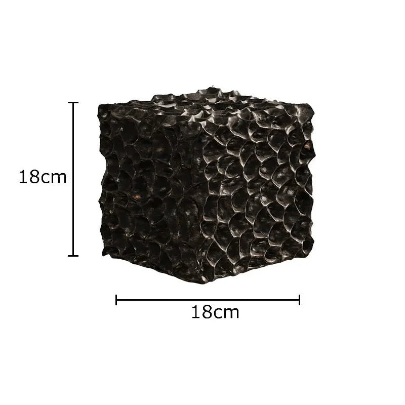 Afralia™ Honeycomb Ball Sculpture: Geometric Desk Decor & Abstract Art for Room Aesthetics