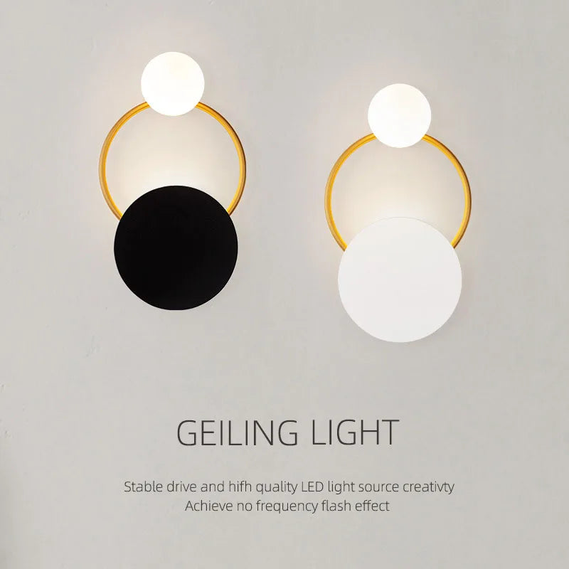 Afralia™ Modern LED G9 Wall Sconce - Dual Lamp Ball Wall Fixture