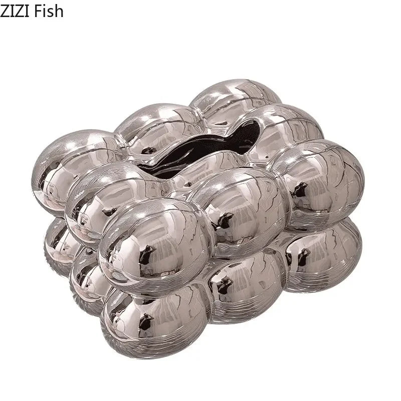 Afralia™ Cotton Candy Ceramic Tissue Box - Modern Decor