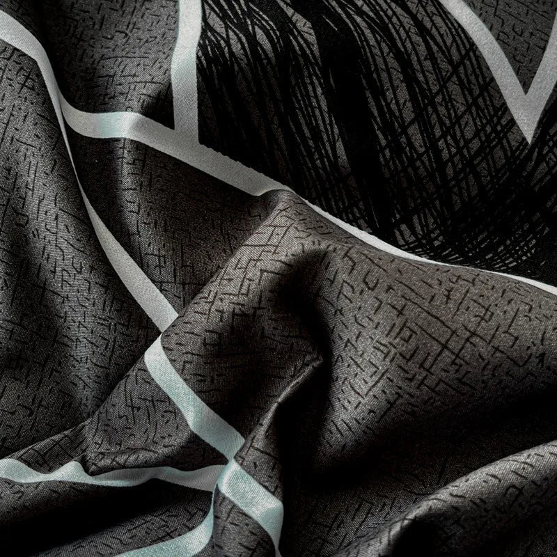 Afralia™ Geometric Pattern Single Duvet Cover, Cozy Cotton Bedding for Autumn/Winter