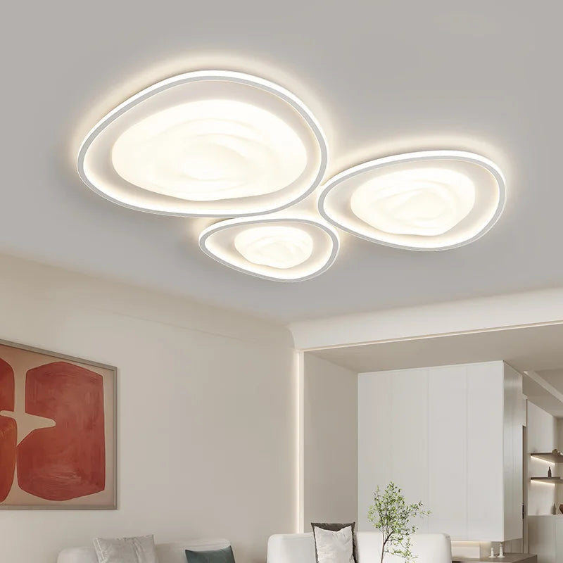 Afralia™ LED Minimalism Chandelier - Modern Indoor Lighting for Home Decor and Ambiance