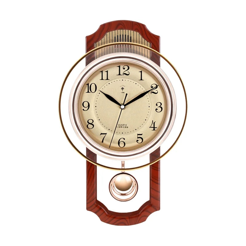Afralia™ Vintage Silent Wall Clock Shabby Chic Home Decor