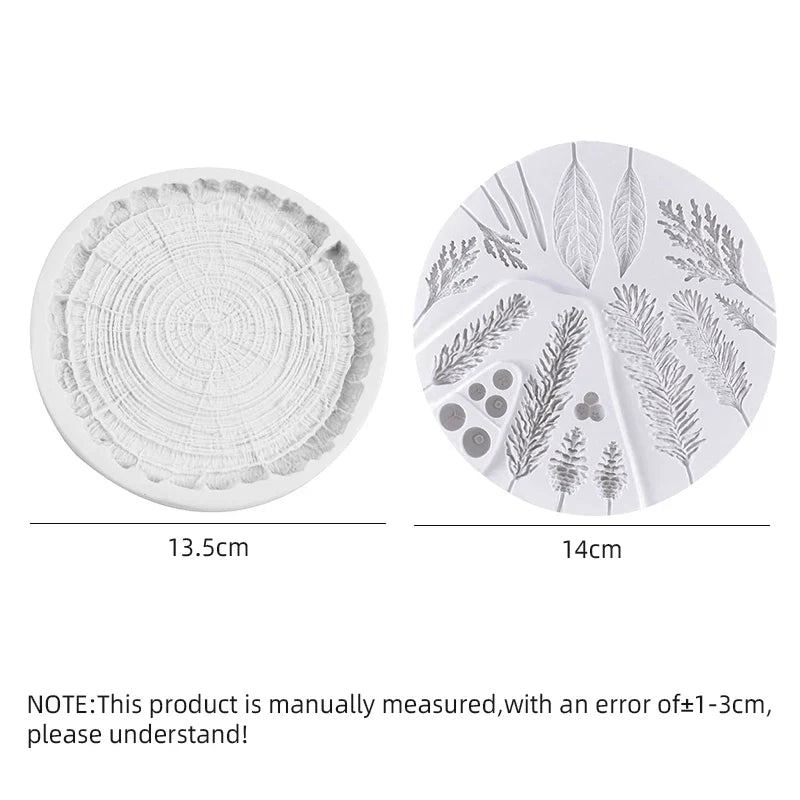 Afralia™ Pine Cone Pine Leaf Cake Silicone Mold for Festive Baking