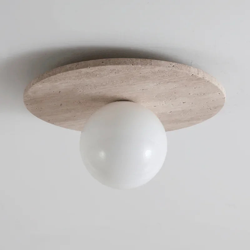 Afralia™ Natural Stone Ceiling Downlight Sconce - High Quality Surface Mounted Lamp