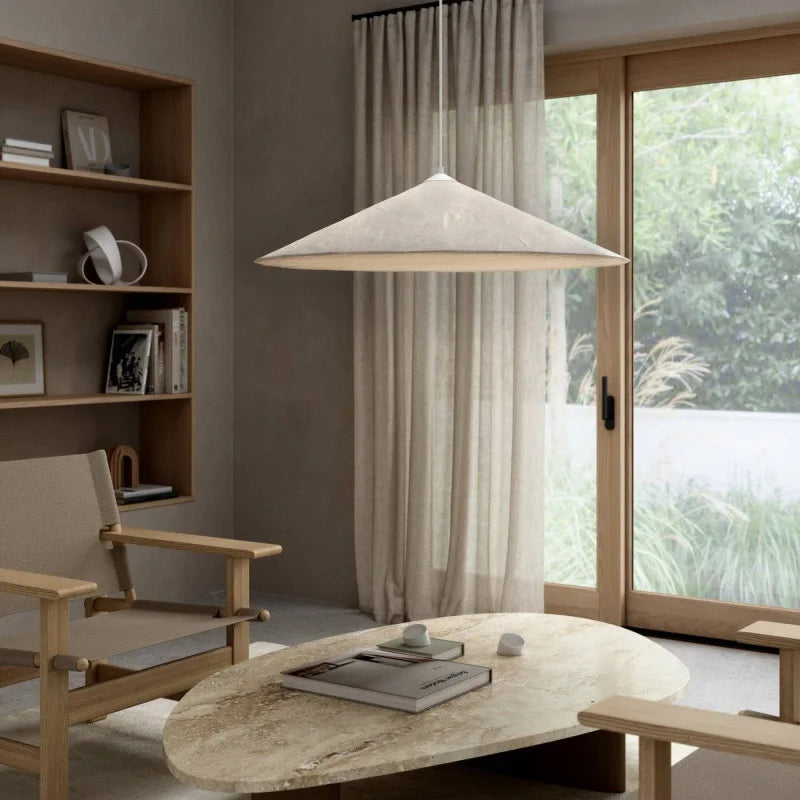 Nordic Silk Pendant Lamp Modern Hill Light | Afralia™ Hanging Lighting Fixtures