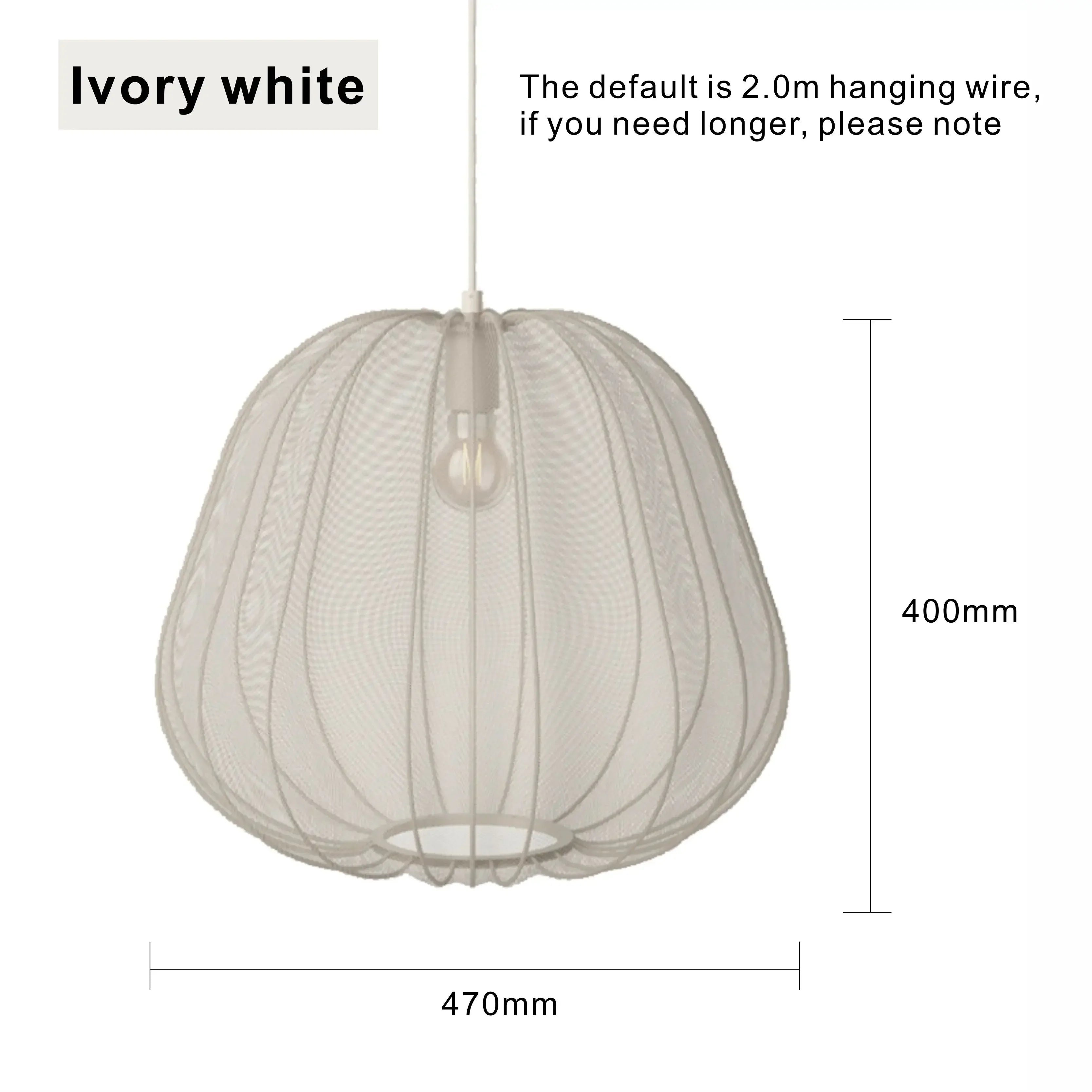 Afralia™ Wabi Sabi Lantern Pendant Lamp Fabric Hanging Light Living Room Chandelier