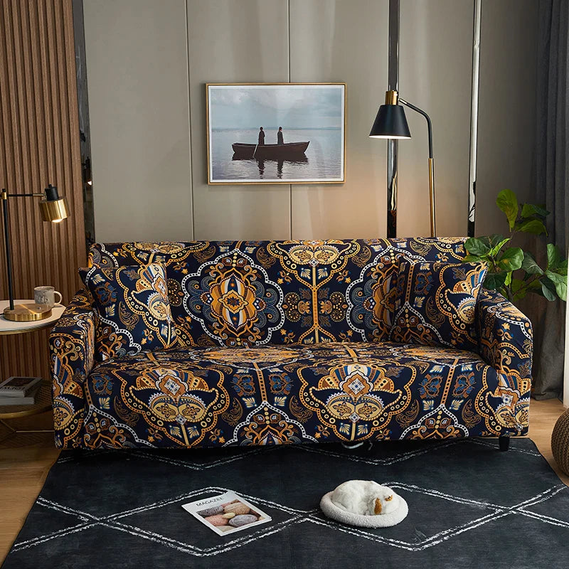Afralia™ Stretch Sofa Cover Print Slipcover Couch Protector Case for Seater