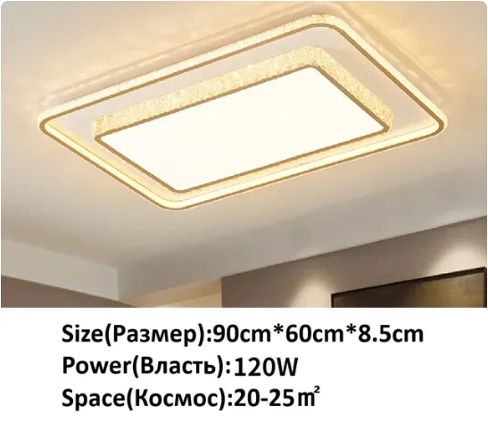 Afralia™ Crystal Luxury LED Ceiling Chandelier for Living Dining Bedroom & Salon