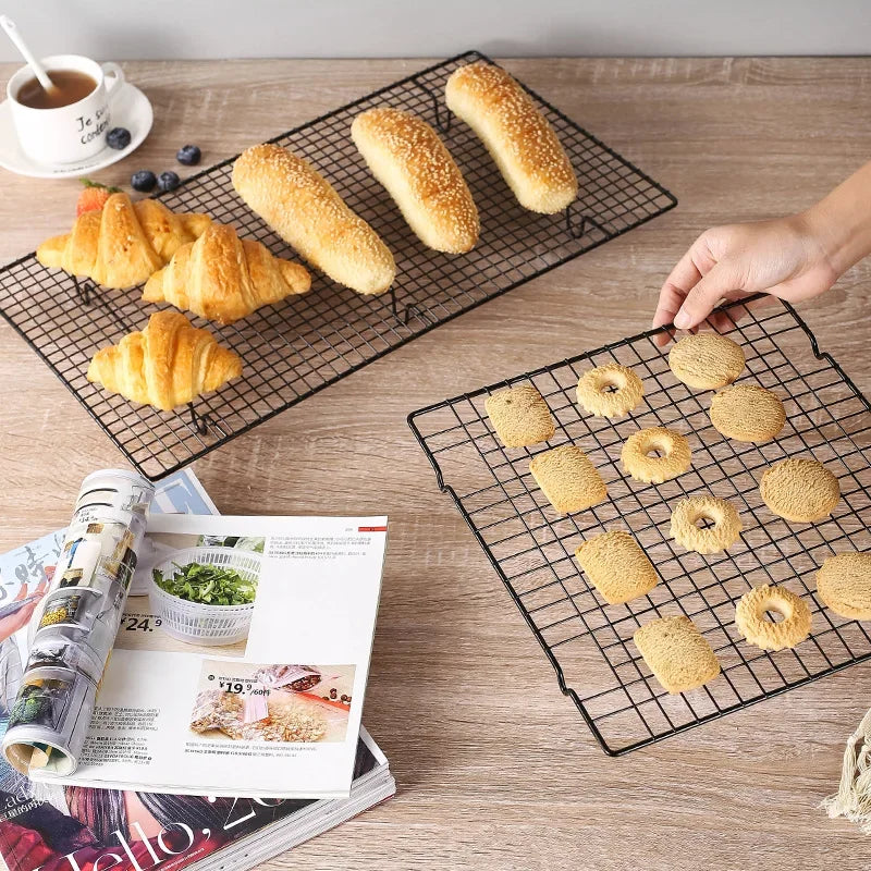 Stainless Steel Cooling Rack Tray for Baking by Afralia™