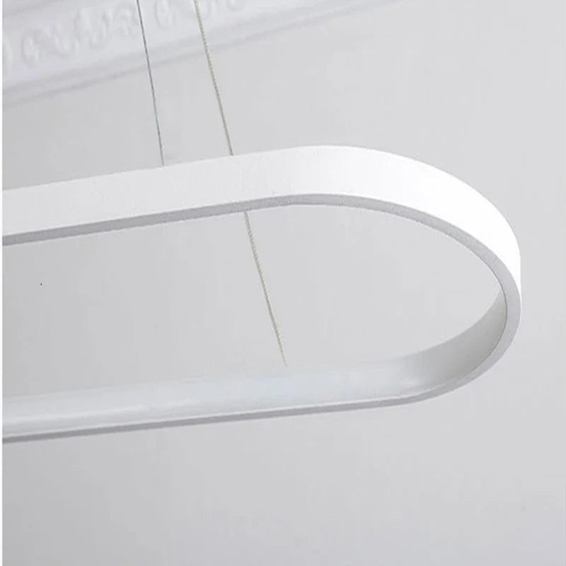Afralia™ Designer Oval LED Pendant Lamp for Living, Dining, Restaurant, Bedroom Lighting