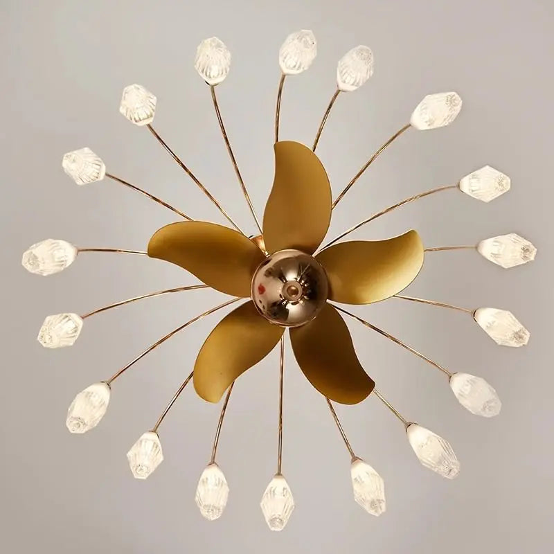 Afralia™ Ceiling Fan Lights with LED, Modern Indoor Lighting for Living Room, Bedroom, Dining Room