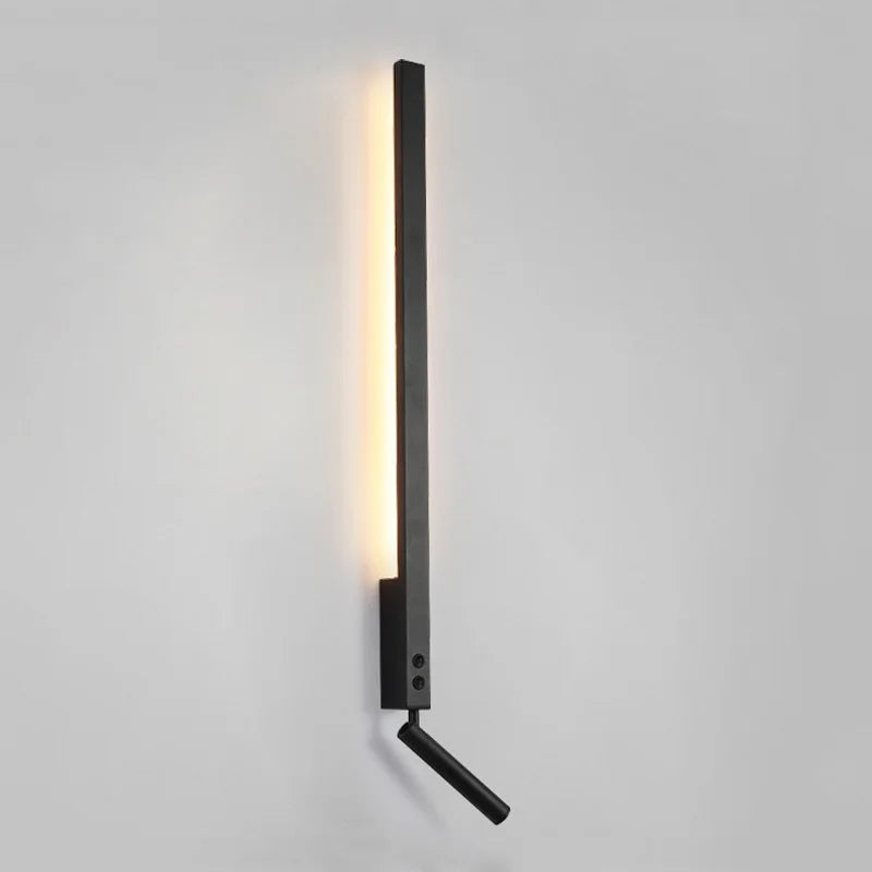 Afralia™ Minimalist LED Wall Lamp with Switch for Bedroom, Living Room, and Hotel