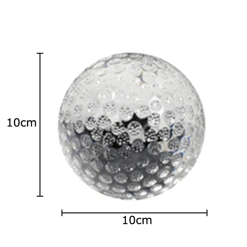 Afralia™ Golf Crystal Ball Desk Decoration - Minimalism Aesthetic Room Decor