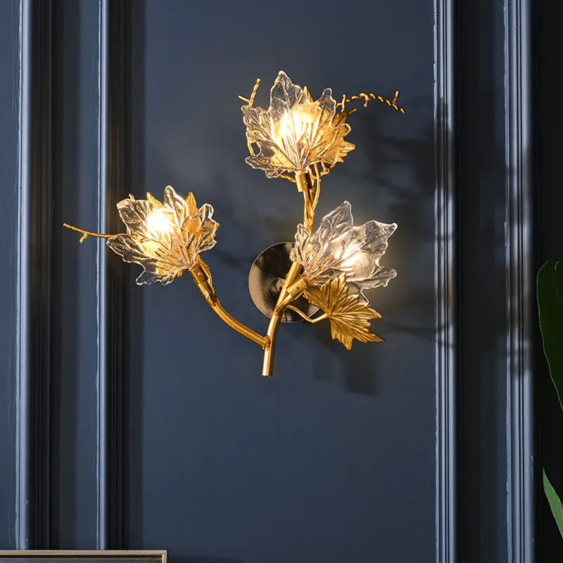 Afralia™ Modern Maple Leaf Ceiling Chandelier: 2023 New Design for Living Dining Room