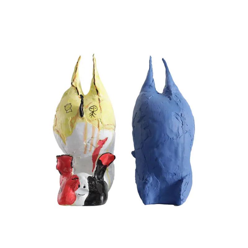 Afralia™ Cartoon Pig Handicrafts: Colorful Simulation Animal Figurine for Children's Room