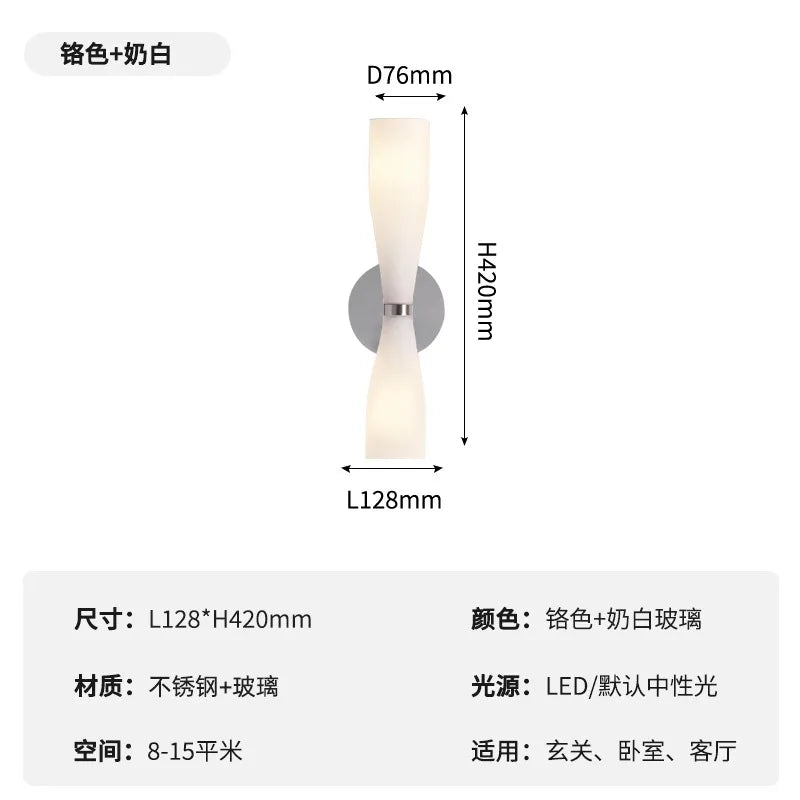 Afralia™ ETCETERA Copper Wall Lamp: Minimalist Luxury LED Indoor Lighting for Bedroom, Living Room