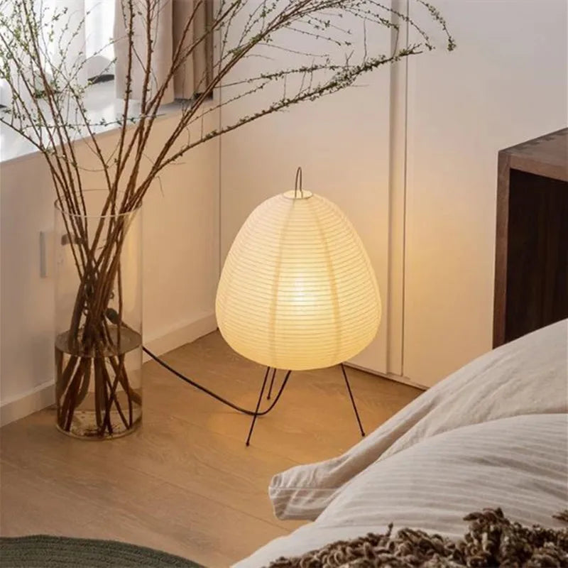 Afralia™ Noguchi Style LED Table Lamp for Modern Minimalist Home Decor