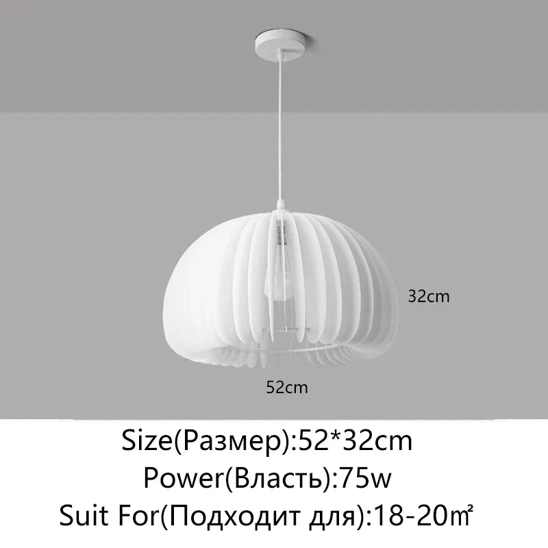 Afralia™ Modern Pumpkin Art Ceiling Chandelier Pendant Lights for Home Décor