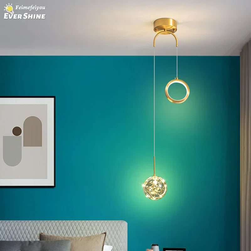 Afralia™ Modern LED Pendant Lights: Stylish Indoor Lighting for Home Living Room Kitchen Bedroom