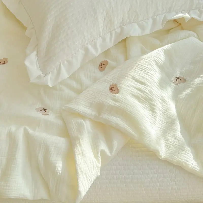 Afralia™ Summer Comforter: Soft Double Layer Lightweight Blanket for Children and Adults