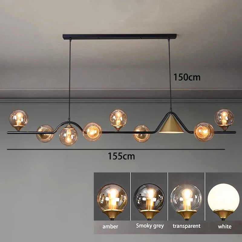 Afralia™ Nordic Dining Room Pendant Light Chandelier for Living Room